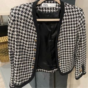 Zara tweed blazer